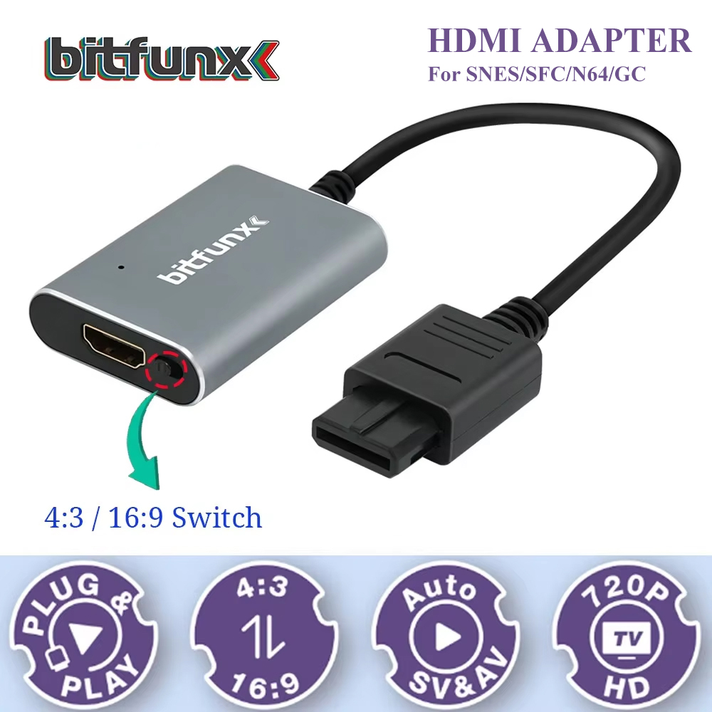 Retro Gaming Nostalgia - Bitfunx 720P Svideo / AV Ke