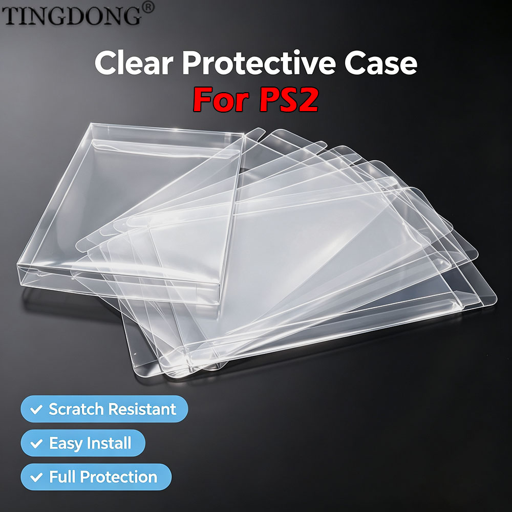 Game Cartridge Case - 1-10PCS Kotak Pelindung PET Transparan Untuk