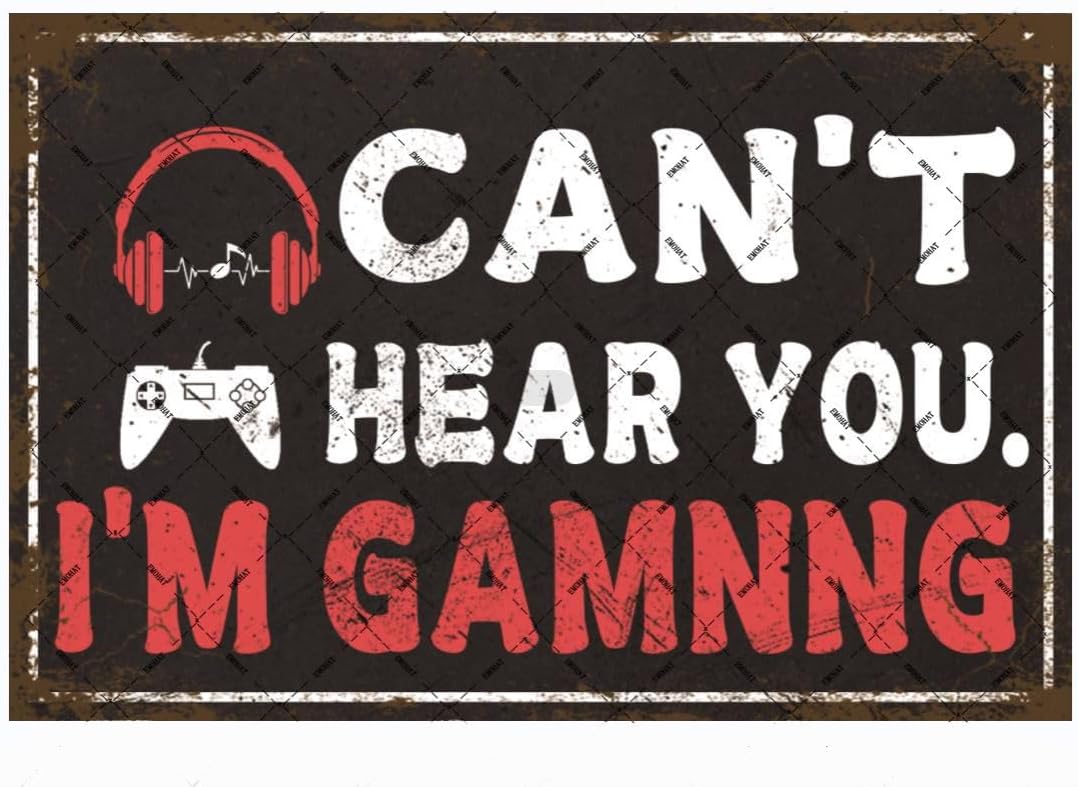EMOHAT Game Room Metal Tin Sig - Retro Gaming Decor ulasan dan harga