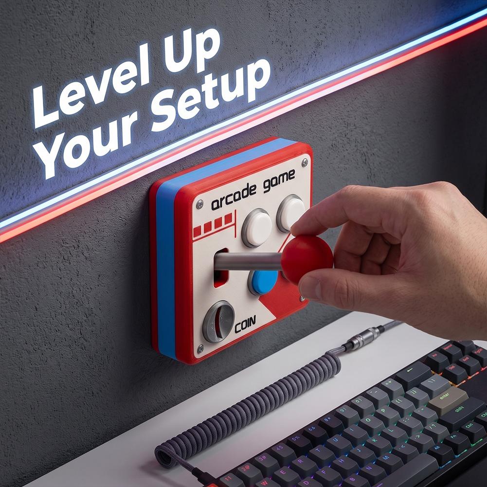 Panel Saklar Arcade Retro Ceta - Retro Gaming Decor ulasan dan harga