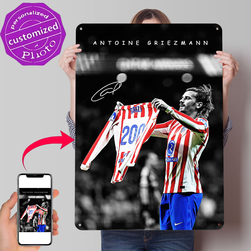 Poster Antoine Griezmann denga - Retro Gaming Jersey ulasan dan harga