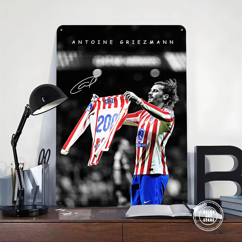 Poster Antoine Griezmann denga - Retro Gaming Jersey ulasan dan harga