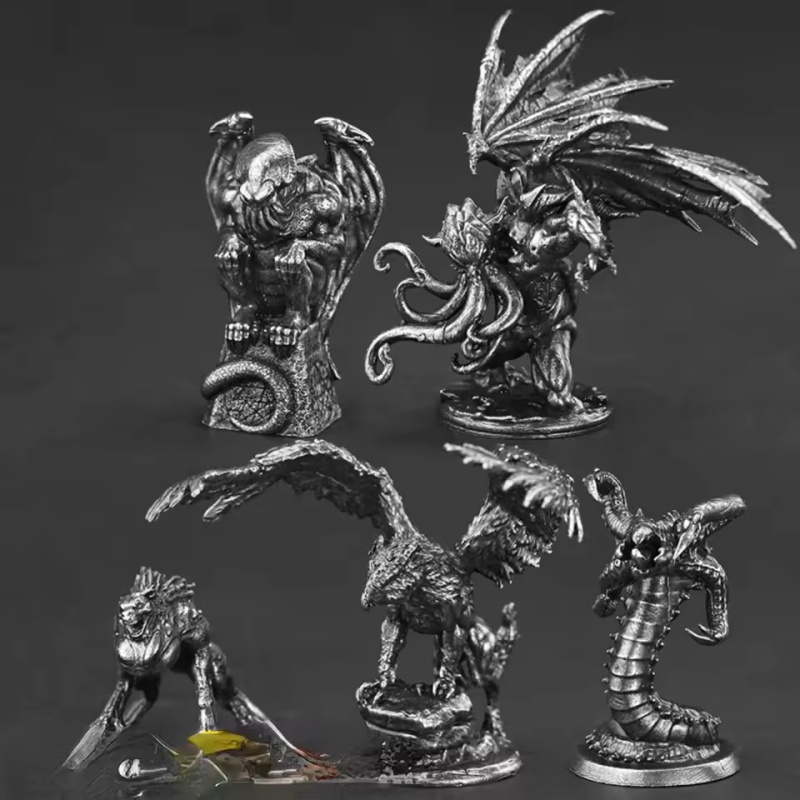 Miniatur Prajurit Monster Loga - Retro Gaming Decor ulasan dan harga