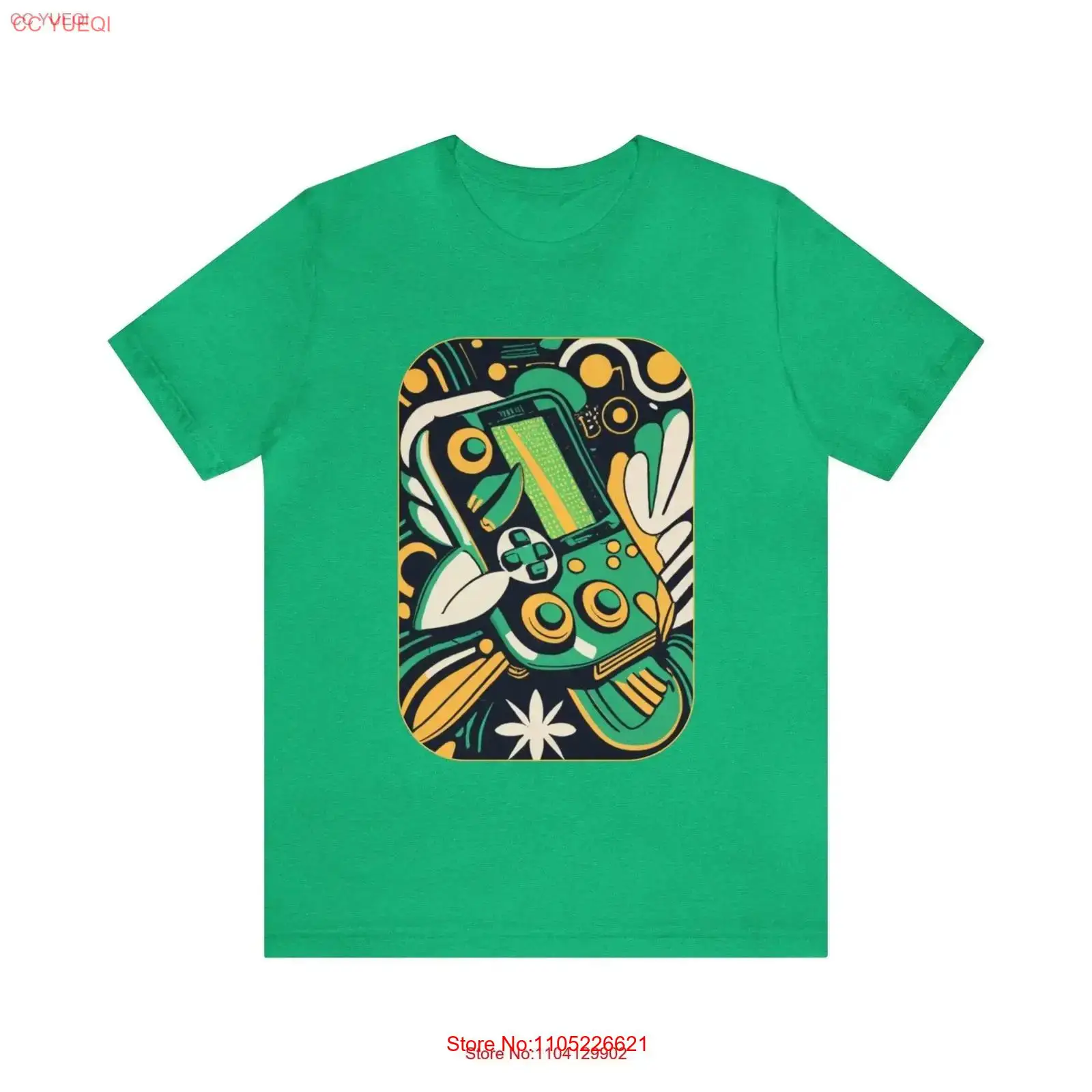 Kaos Jersey Hijau Daun Retro O - Retro Gaming Jersey ulasan dan harga
