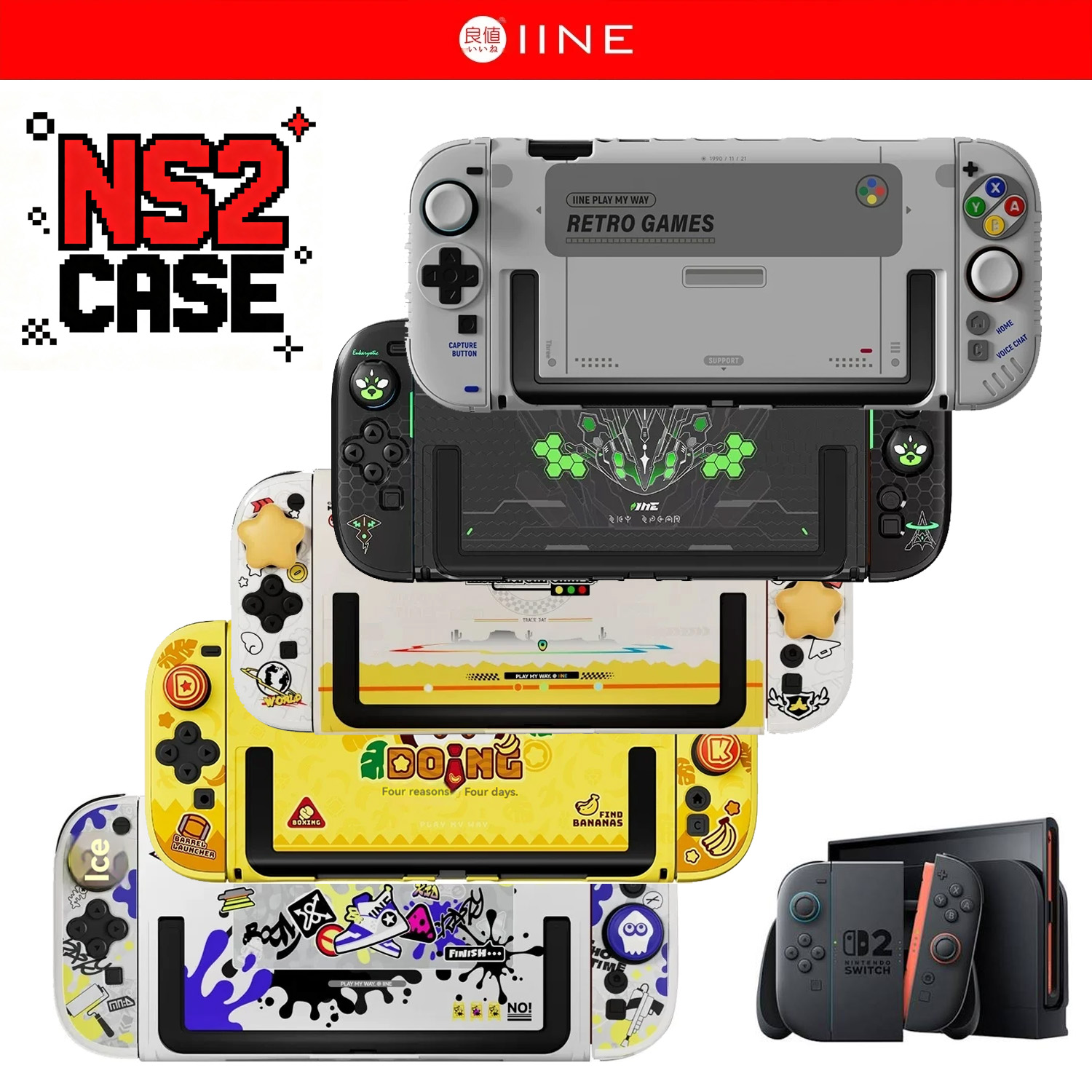IINE Retro Case Switch 2 Pelin - Retro Gaming Consoles ulasan dan harga